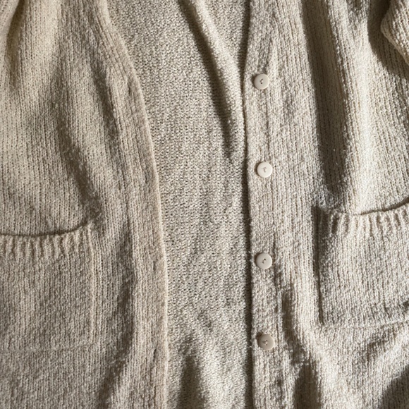 Western Connection Women’s Cream Long Sleeve Cardigan Size M - Picture 3 of 13